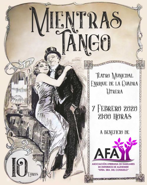 Cartel espectáculo Mientras Tango